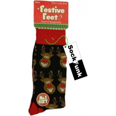 Grinning Reindeer Socks Grinning Reindeer Socks